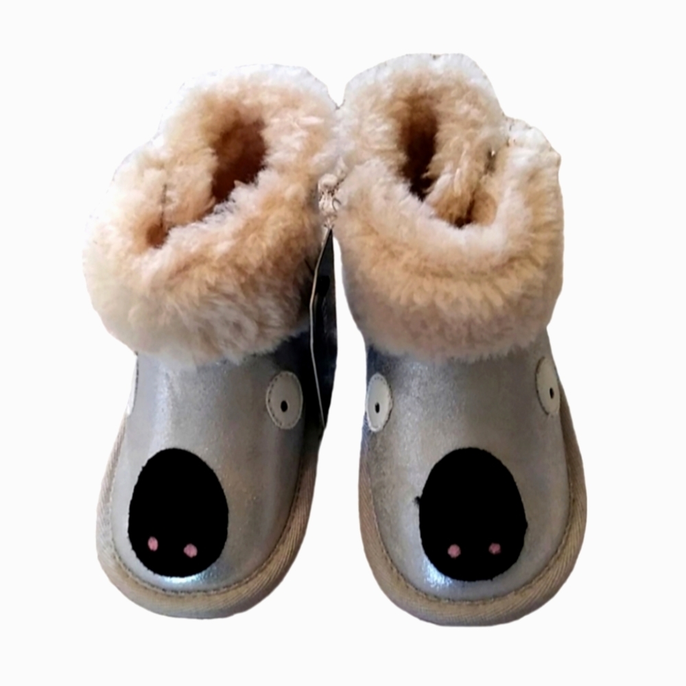 EMU Australia Toddler Koala Glitter Walker booties